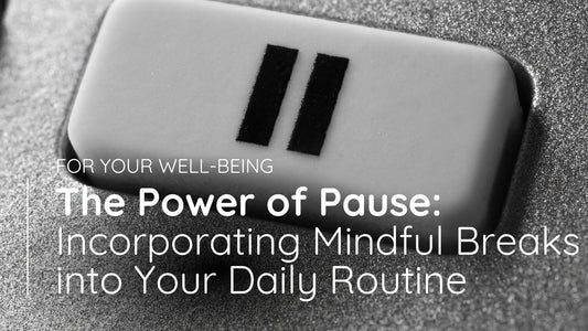 The Power of Pause: Incorporating Mindful Breaks into Your Daily Routine