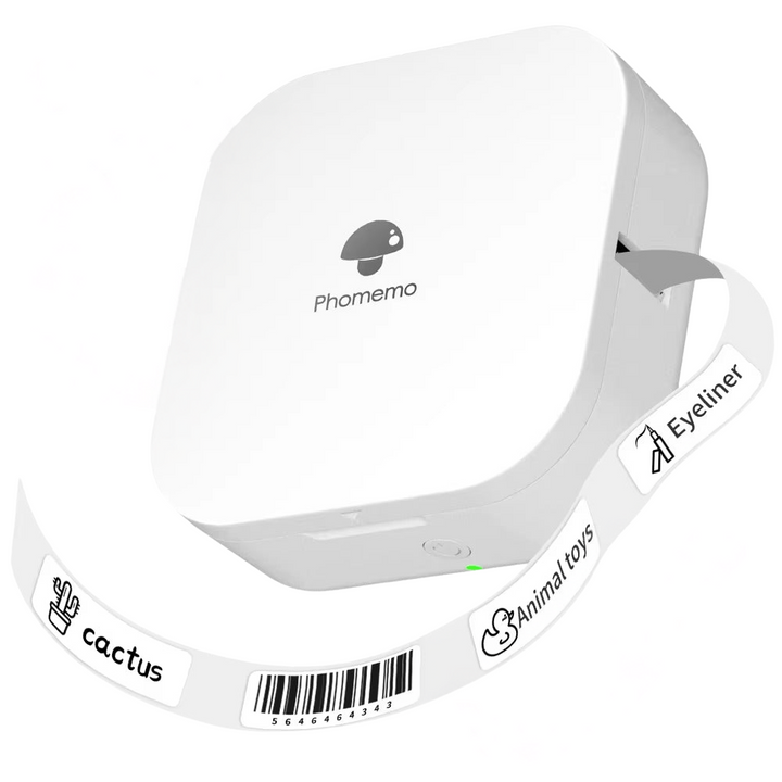 Phomemo Q30 Label Printer Mini Printer Pocket Thermal Label Maker Wireless Sticker Pocket Portable Printer Various Label Paper