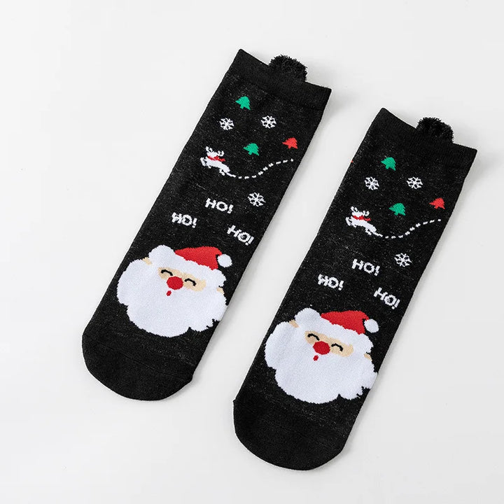 Cartoon Christmas Socks Ornaments Merry Christmas Decorations for Home Christmas Gifts Xmas Noel Navidad Happy New Year Supplies