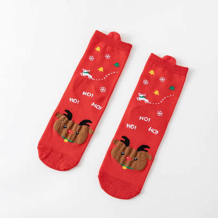 Cartoon Christmas Socks Ornaments Merry Christmas Decorations for Home Christmas Gifts Xmas Noel Navidad Happy New Year Supplies