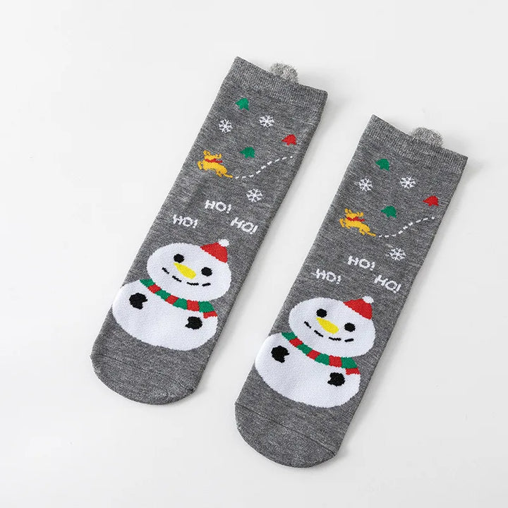 Cartoon Christmas Socks Ornaments Merry Christmas Decorations for Home Christmas Gifts Xmas Noel Navidad Happy New Year Supplies