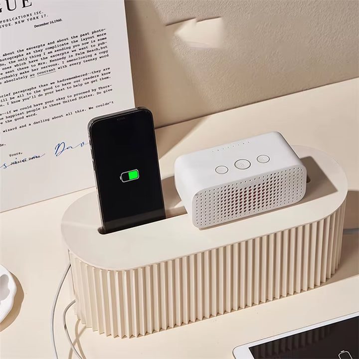 Nordic Plug Board Storage Box Cable Wire Organizer Case Socket Wireless Wifi Router Bracelet Desktop Data Line Plug Holder Shelf