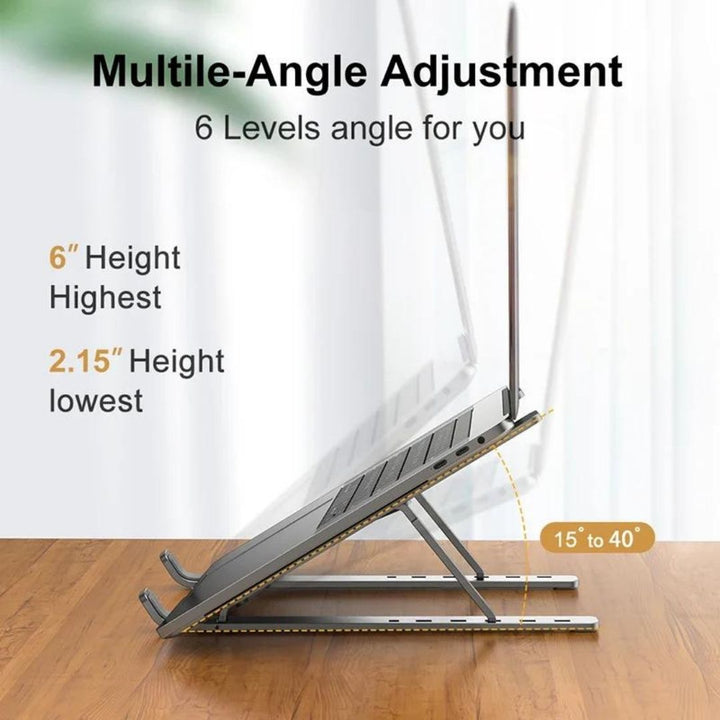 Adjustable Aluminum Laptop Stand - Student Essentials