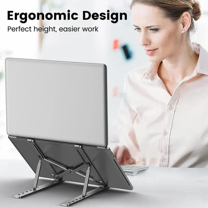 Adjustable Aluminum Laptop Stand - Student Essentials