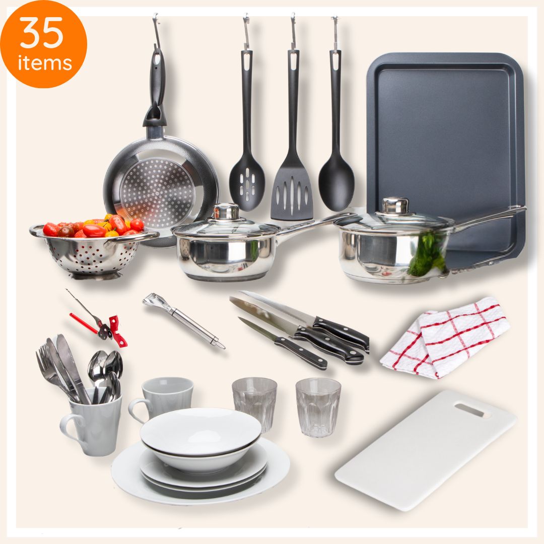 Essentials Kitchen Pack - The complete kitchen starter set – Student Essentials