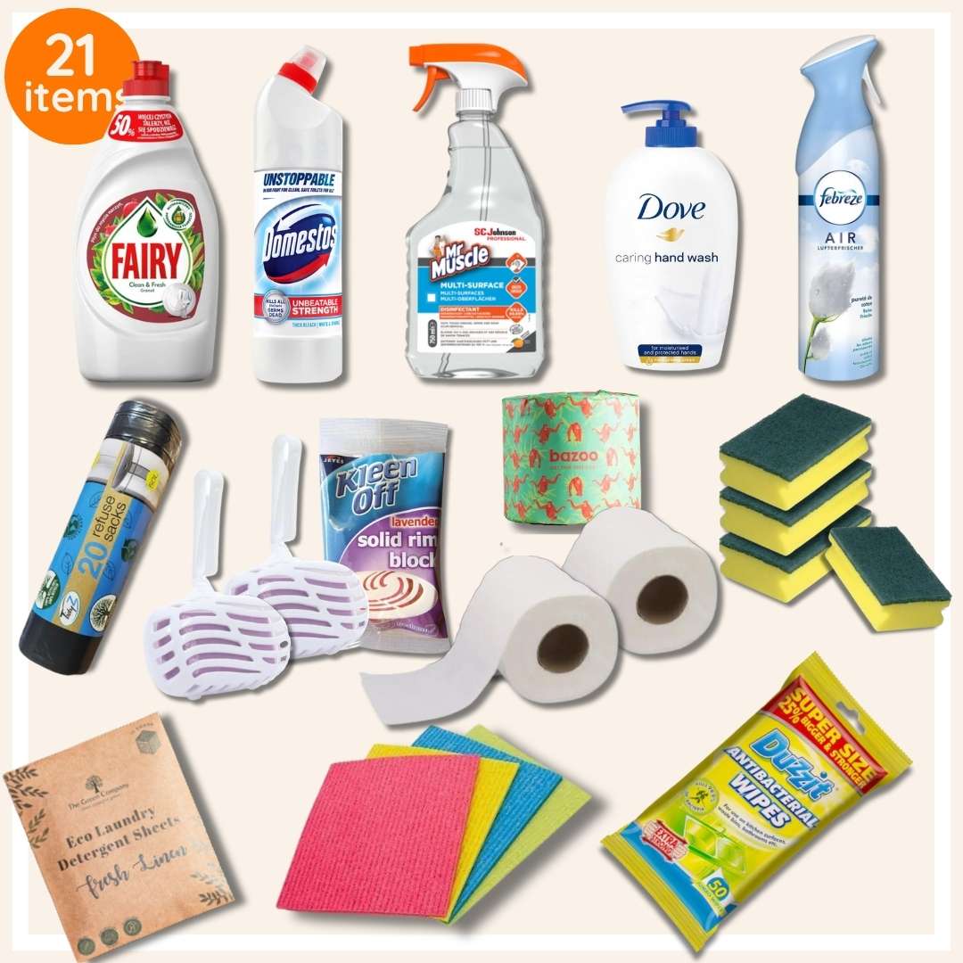 The Cleaning Pack - Get your new room sparkling clean – Student Essentials