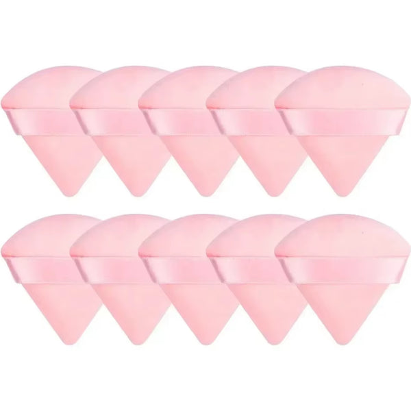 10Pcs Triangle Powder Puff Cosmetic Set Makeup Sponges Foundation Women Beauty Makeup Tools Cheap Korean Make up Blender