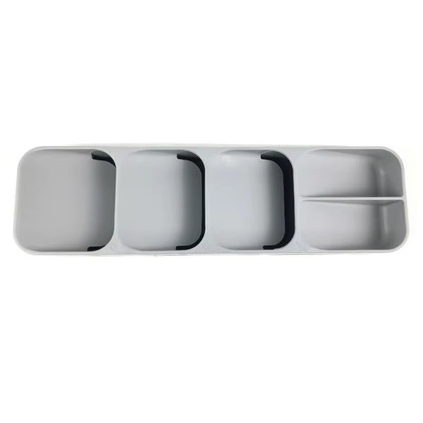 Kitchen Drawer Cutlery Storage Tray Knife Holder Spoon Forks Tableware Organizer Container for Spice Bottles Knives Block Rack