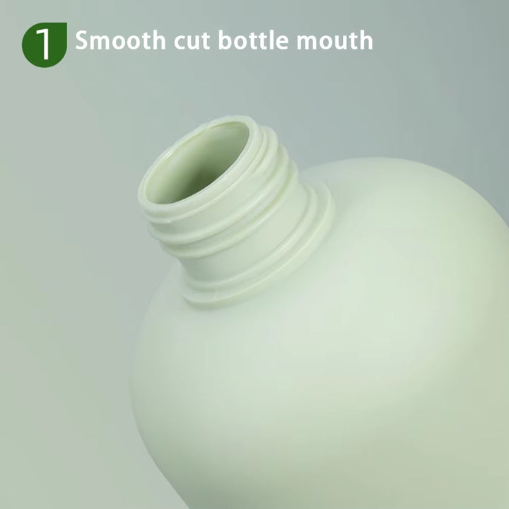 3Pcs 100Ml/200Ml Plastic Travel Shampoo Bottles Clear Blue Shampoo Lotion Shower Gel Foam Pump Bottles