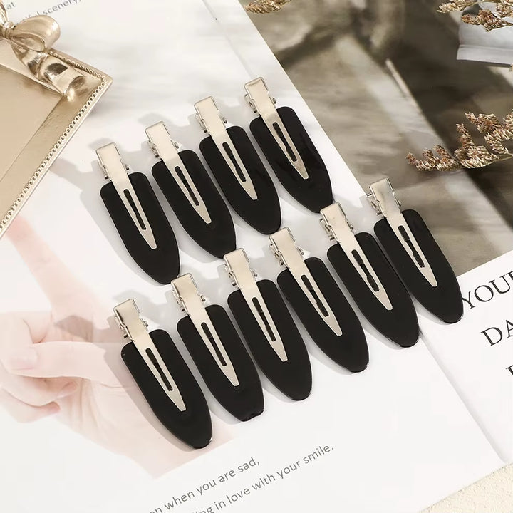 10Pcs/Set No Bend Seamless Hair Clips Side Bangs Barrette Makeup Washing Face Accessories Women Girls Styling Hairpins