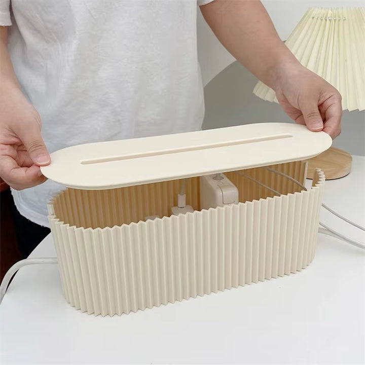 Nordic Plug Board Storage Box Cable Wire Organizer Case Socket Wireless Wifi Router Bracelet Desktop Data Line Plug Holder Shelf